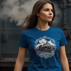 Bluzki z pociągiem: modny trend dla fanów kolejnictwa